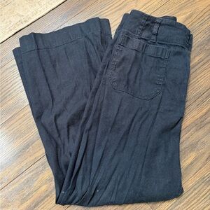 Maeve Collette pants size 27 navy linen EUC